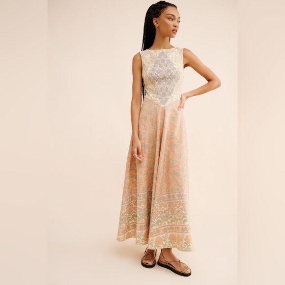Free People Dresses & Skirts - NWOT Free People Malena Cotton Maxi Dress, Women’s Large;